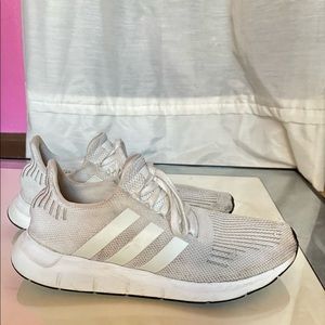 Adidas white swift run athletic shoes. Men’s size 11.5